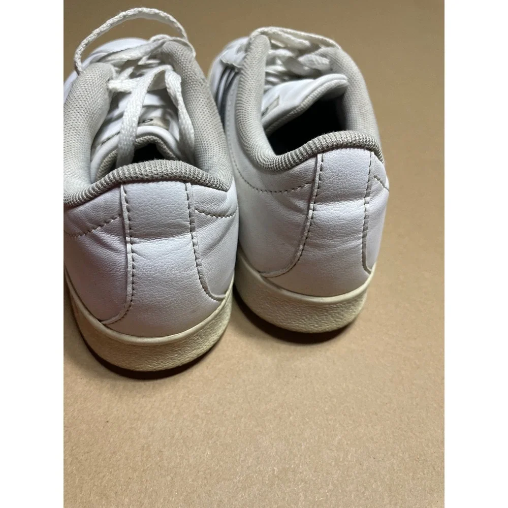 Adidas VL Court 2.0 White Black Low Top Sneakers‎ DB1831 Mens 5 Womens 6.5